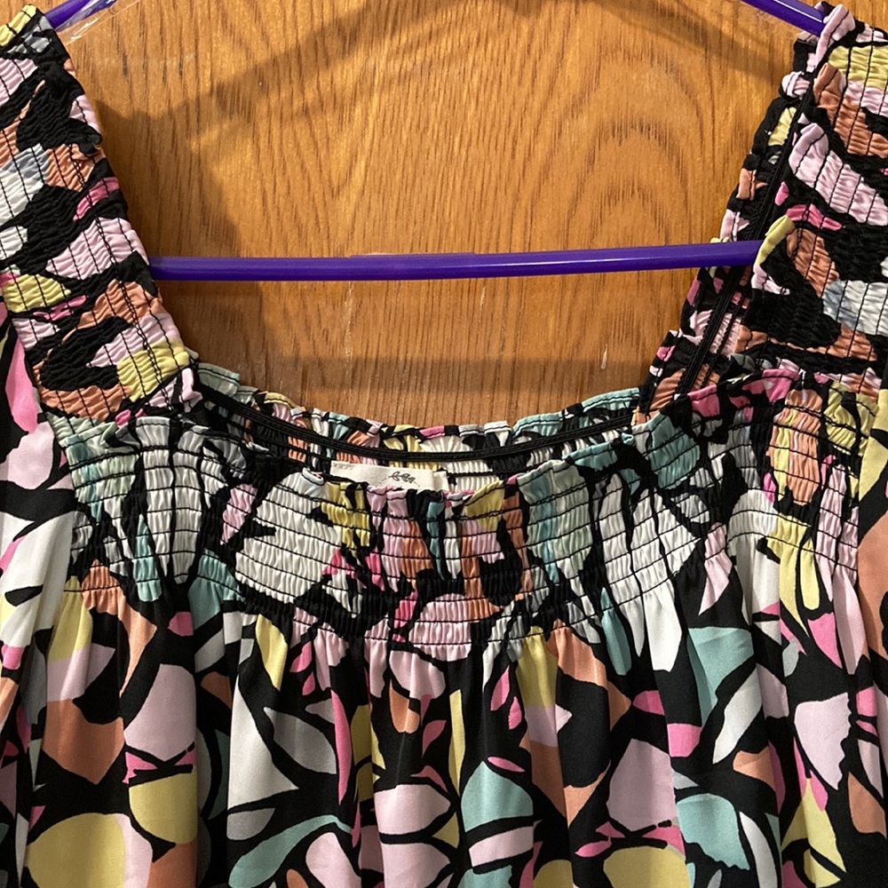Entro print puff sleeve top - Picture 4 of 4